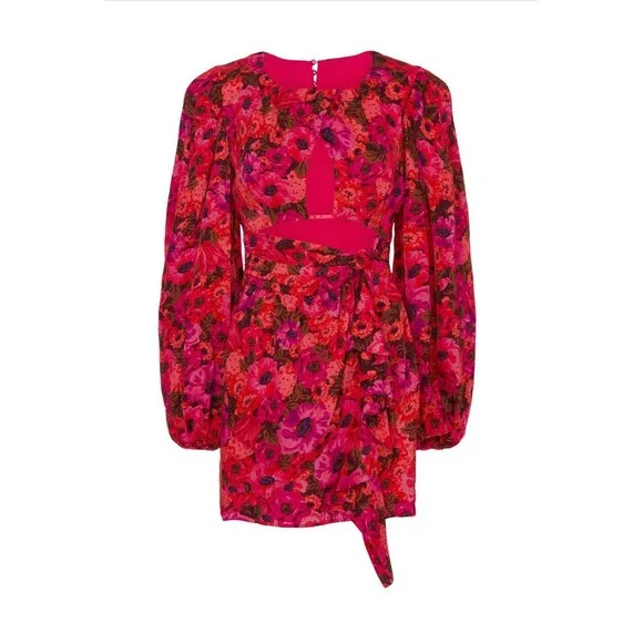 For Love And Lemon Laura Dress Msrp $395 Size L - Picture 2 of 9